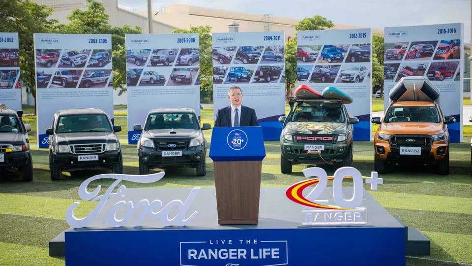 Ford Ranger Việt Nam đánh dấu cột mốc 20 năm có mặt tại thị trường Việt Nam với doanh số 100.000 xe
