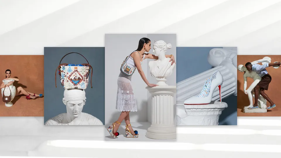 BST Christian Louboutin Capsule GREEKABA 2022: Hy Lạp, đất liền và biển cả