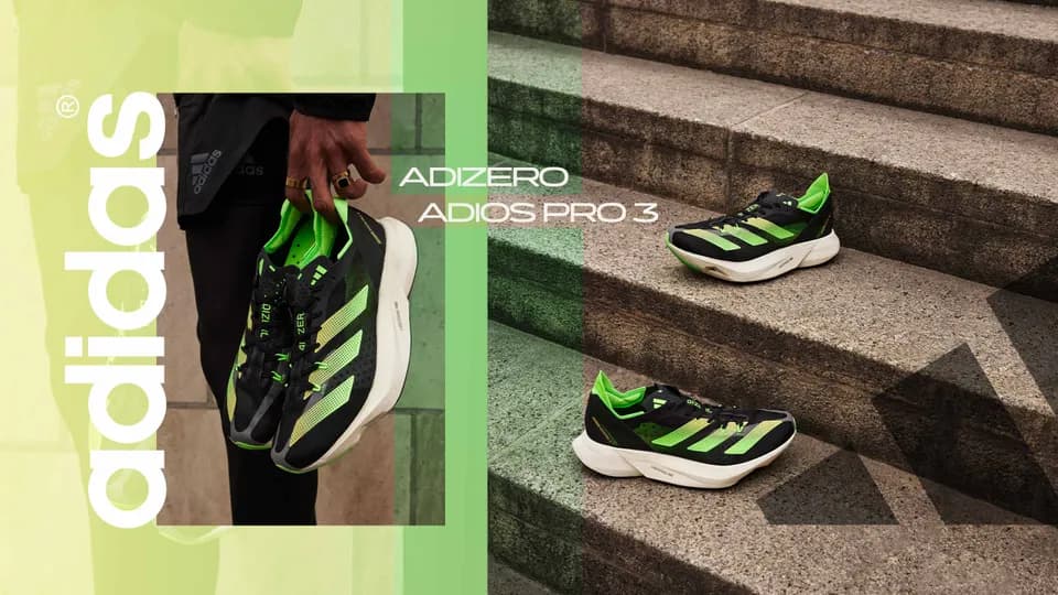 adidas ra mắt Adizero Adios Pro 3: siêu giày chạy bộ, sẵn sàng chinh phục mọi kỷ lục