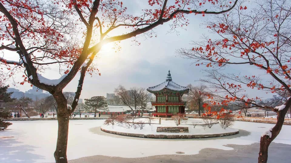 Lãng mạn xứ Hàn mùa tuyết rơi