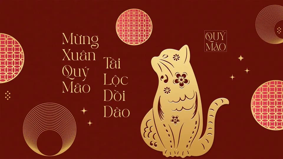 Mừng Xuân Quý Mão, vạn sự hoàn hảo, tài lộc dồi dào