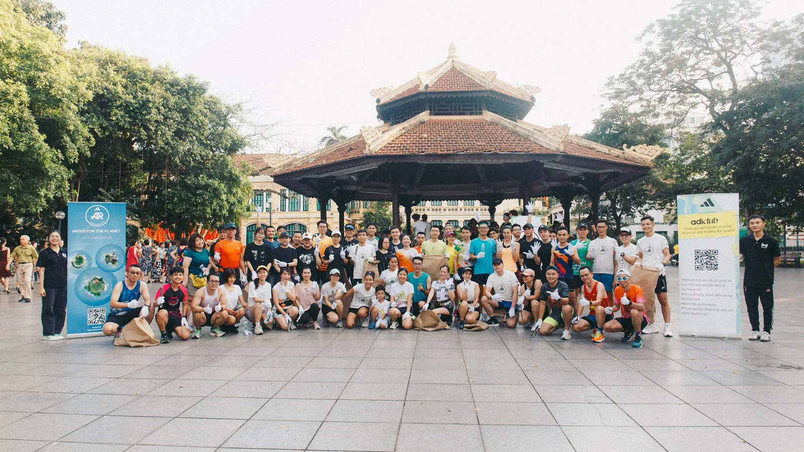Hơn 300 thành viên adidas Runners hưởng ứng chiến dịch “Move For The Planet”