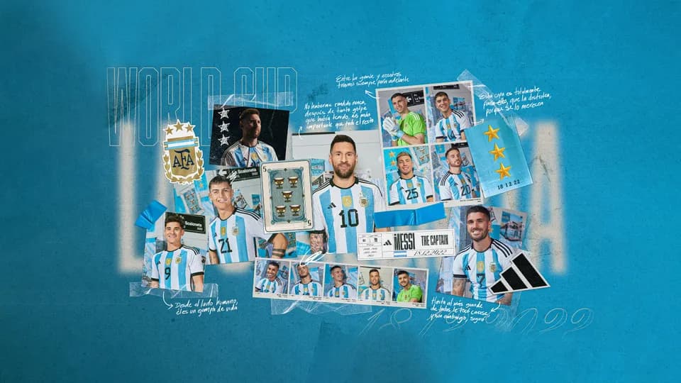 adidas phát hành bộ phim về Messi và đội tuyển Argentina