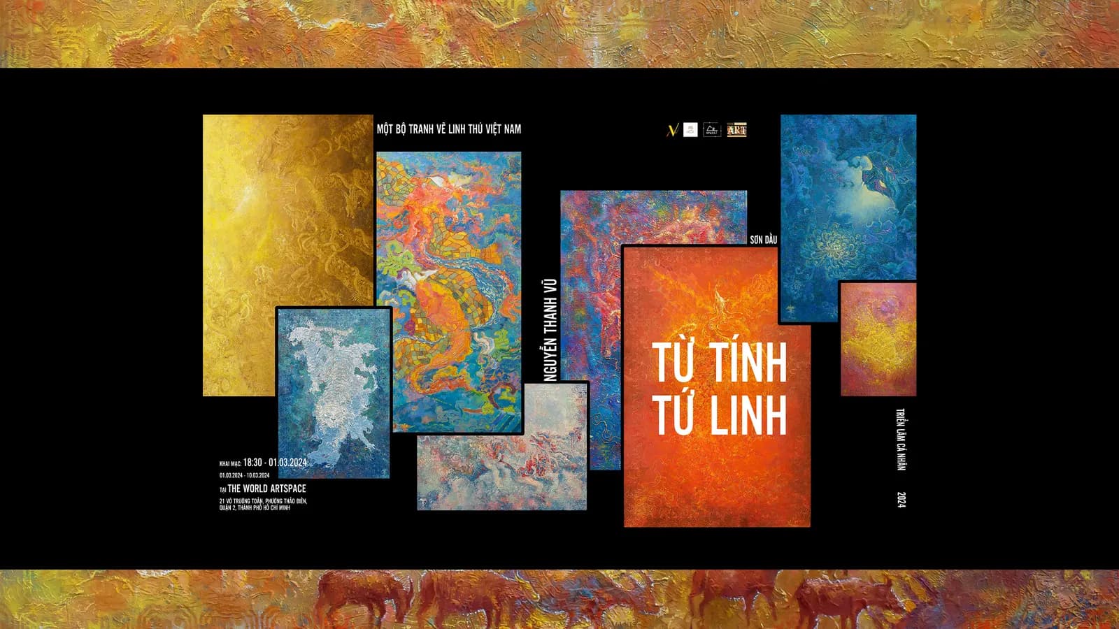 Từ Tính Tứ Linh: Văn hóa Việt qua tranh Nguyễn Thanh Vũ