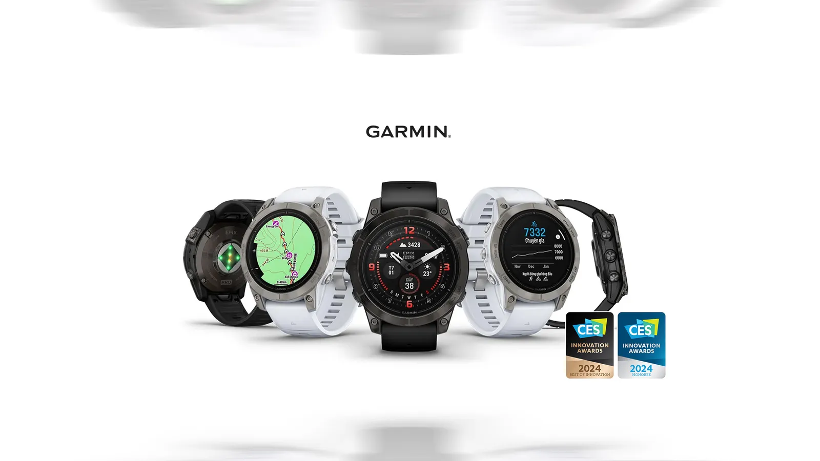 Đồng hồ Garmin chiến thắng 5 giải thưởng sáng tạo tại CES 2024