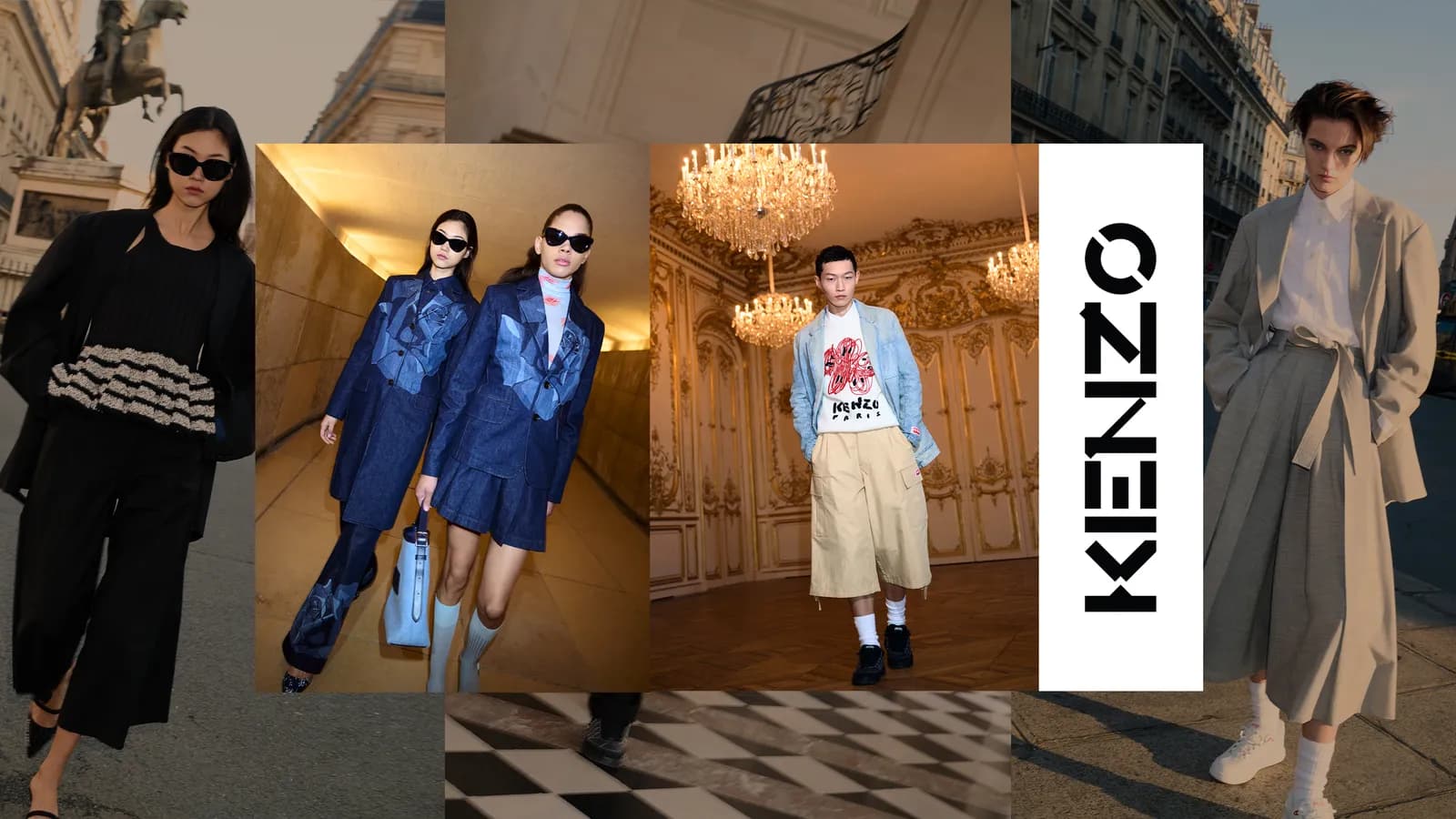 KENZO Xuân Hè 2024: City Pop kiểu Nhật gặp thanh lịch kiểu Pháp