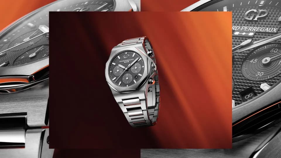 Girard-Perregaux Laureato Chronograph Ti49 & "bộ giáp" hợp kim titan mạnh mẽ