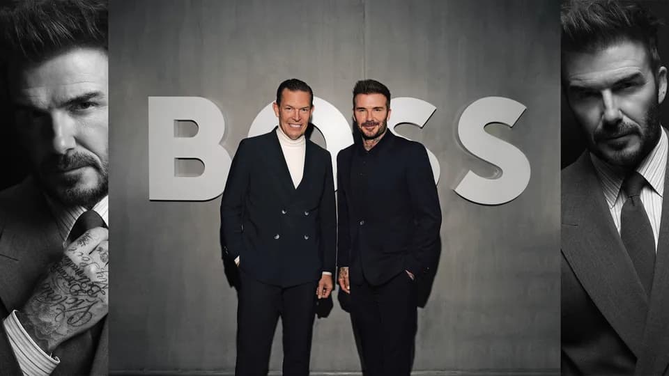 David Beckham bắt tay BOSS Menswear, xác định hợp tác lâu dài