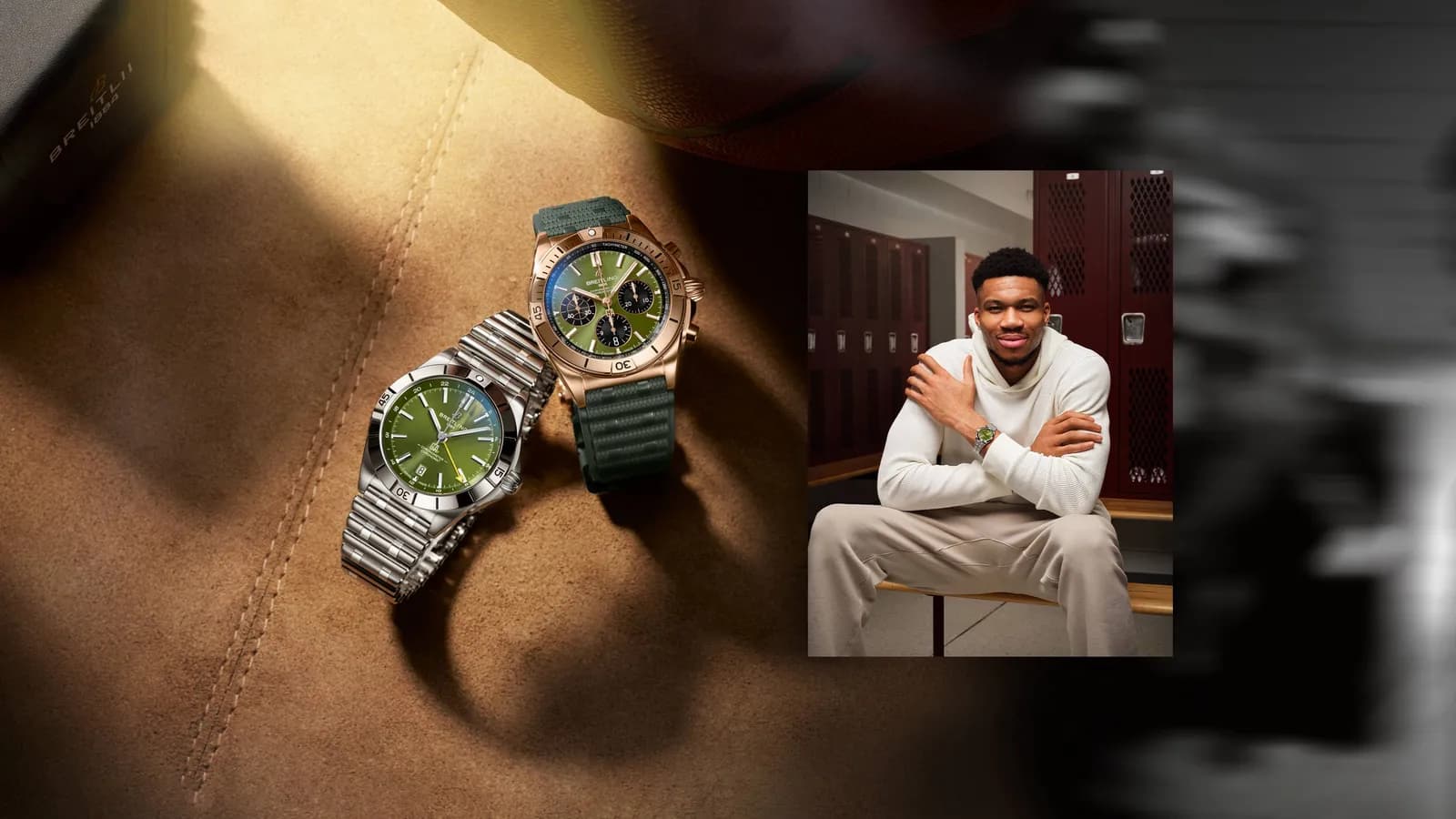 Chronomat Giannis Antetokounmpo: "Cú úp rổ" hoàn hảo của Breitling và ngôi sao Hy Lạp