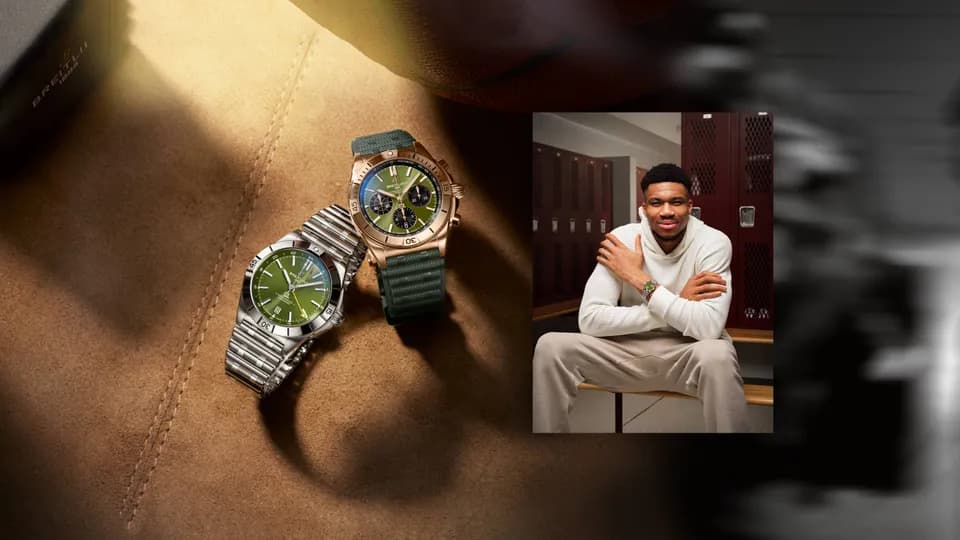 Chronomat Giannis Antetokounmpo: "Cú úp rổ" hoàn hảo của Breitling và ngôi sao Hy Lạp