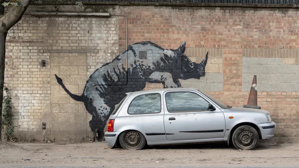 Ý nghĩa phía sau chuỗi tác phẩm graffiti "London Zoo" của Banksy 