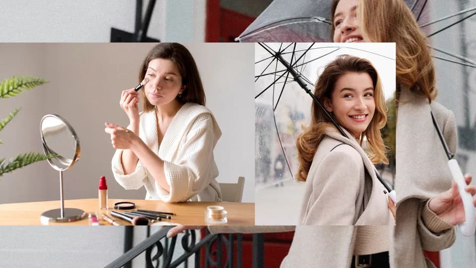 Làm thế nào để giữ lớp trang điểm lâu trôi vào những ngày mưa?