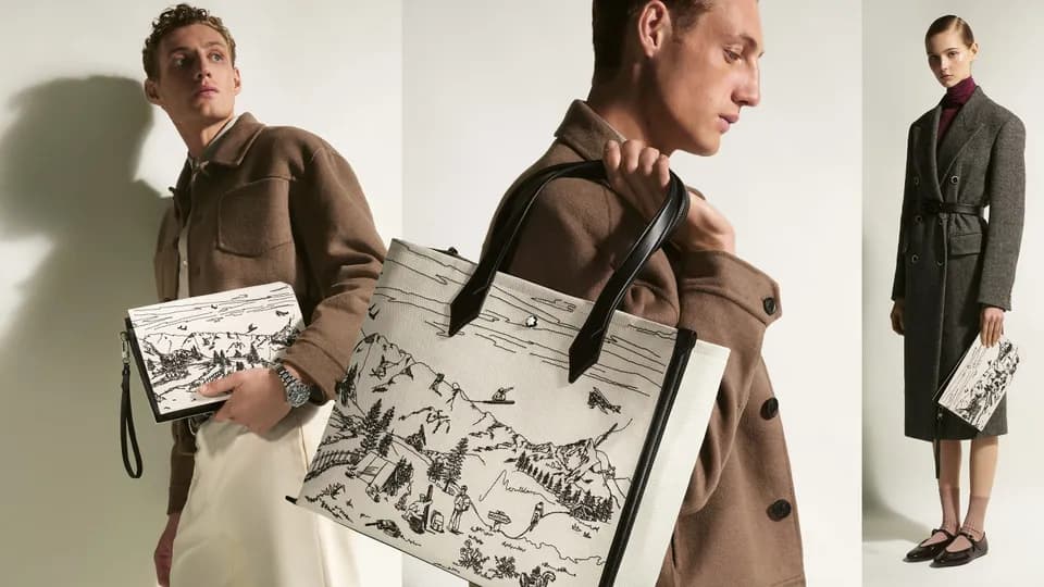 Montblanc “thêu” dãy núi phủ tuyết hùng vĩ lên BST thu đông 2024