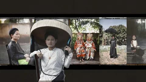 Hình ảnh ấn tượng về phụ nữ An Nam đầu thế kỷ 20