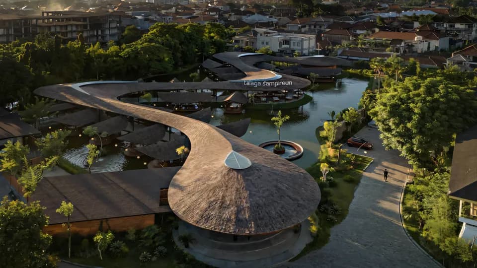 Talaga Sampireun Bali: Làng quê đương đại giữa lòng thành phố