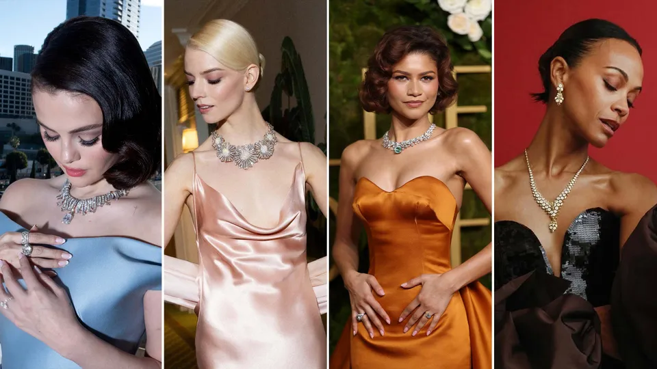 Những bộ trang sức ấn tượng nhất thảm đỏ Quả Cầu Vàng 2025