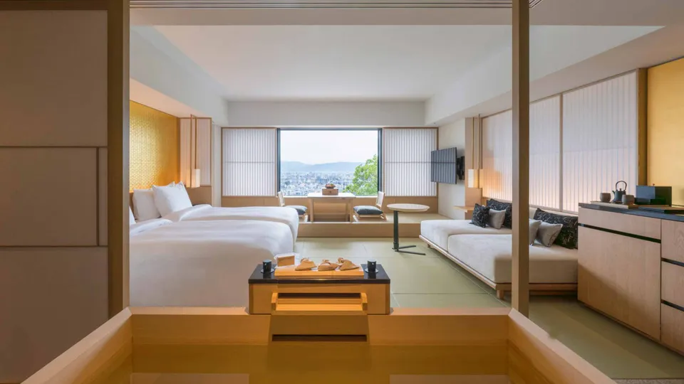 Kiến trúc sân khấu kiểu Nhật của Banyan Tree Higashiyama Kyoto Hotel