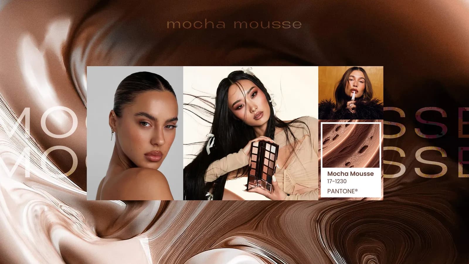Trang điểm tông nâu cà phê Mocha Mousse: xu hướng làm đẹp dẫn đầu 2025