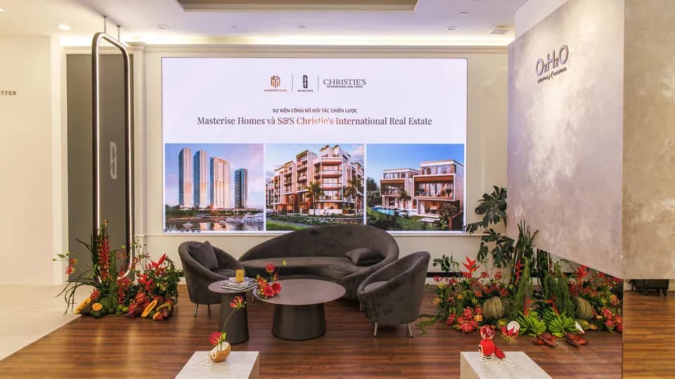 Masterise Homes niêm yết BĐS hạng sang lên mạng lưới của Christie's International Real Estate