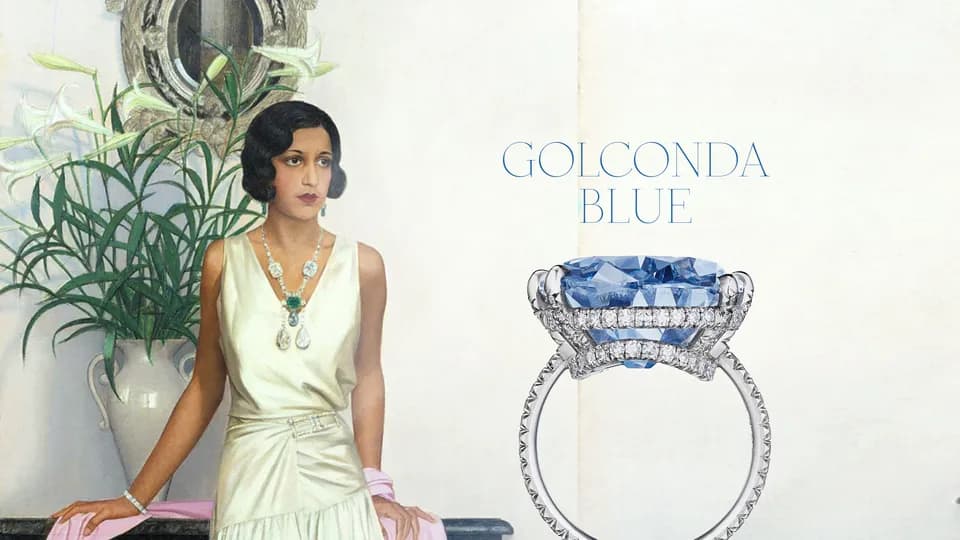 The Golconda Blue: Viên kim cương Fancy Vivid Blue lớn nhất từng được đấu giá