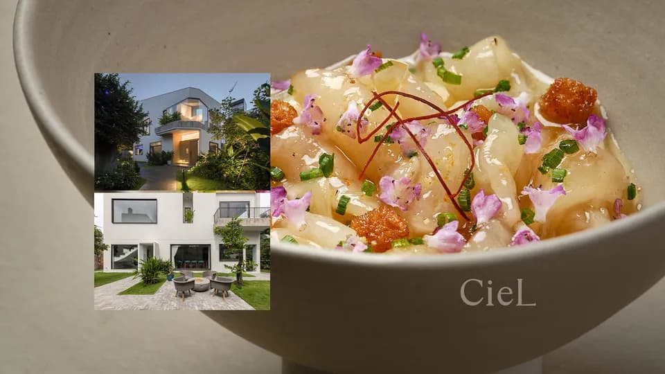CieL Dining: Nơi bếp trưởng Việt Hồng kể câu chuyện về giếng trời và ngọn lửa