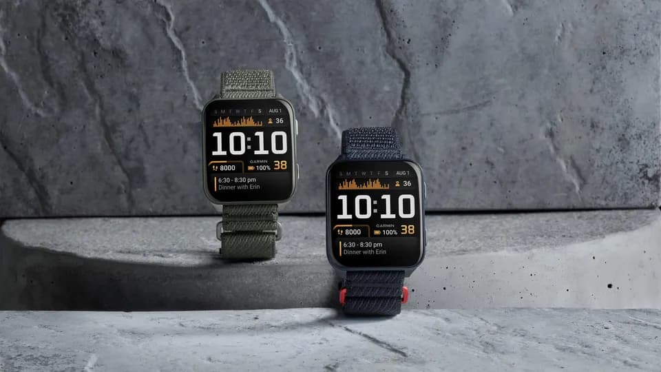Smartwatch GPS mỏng nhất với mặt số lớn nhất của Garmin