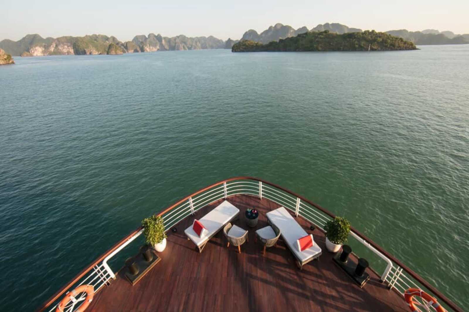 Du thuyền, Heritage Bình Chuẩn,Bạch Thái Bưởi, Cát Bà, vịnh Hạ Long, Bái Tử Long