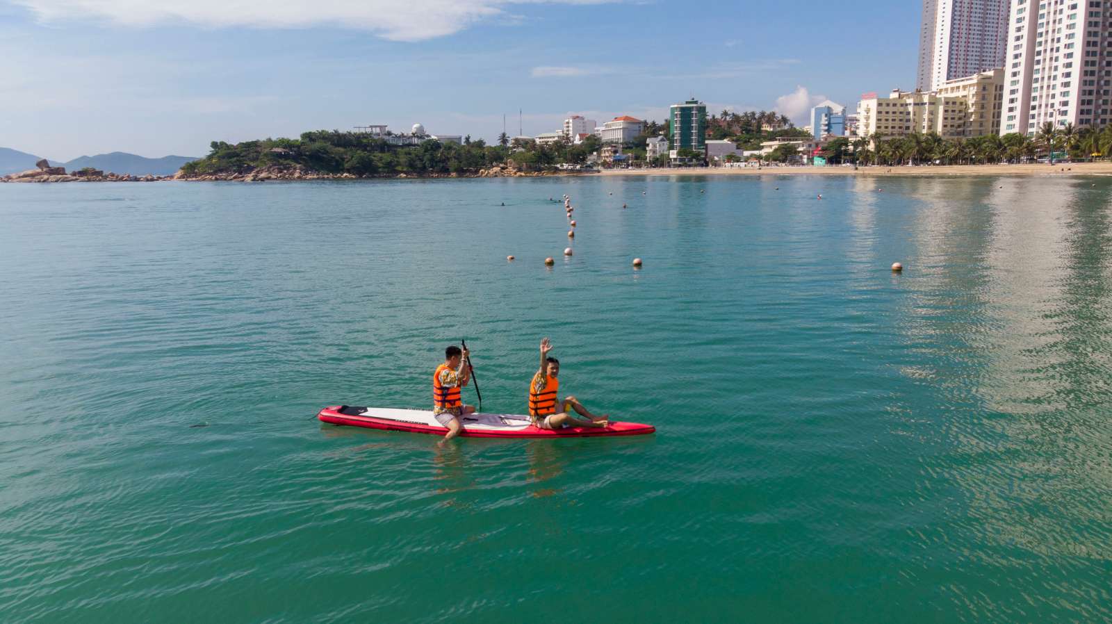 Nha Trang, chèo thuyền SUP, du lịch, trải nghiệm, khám phá
