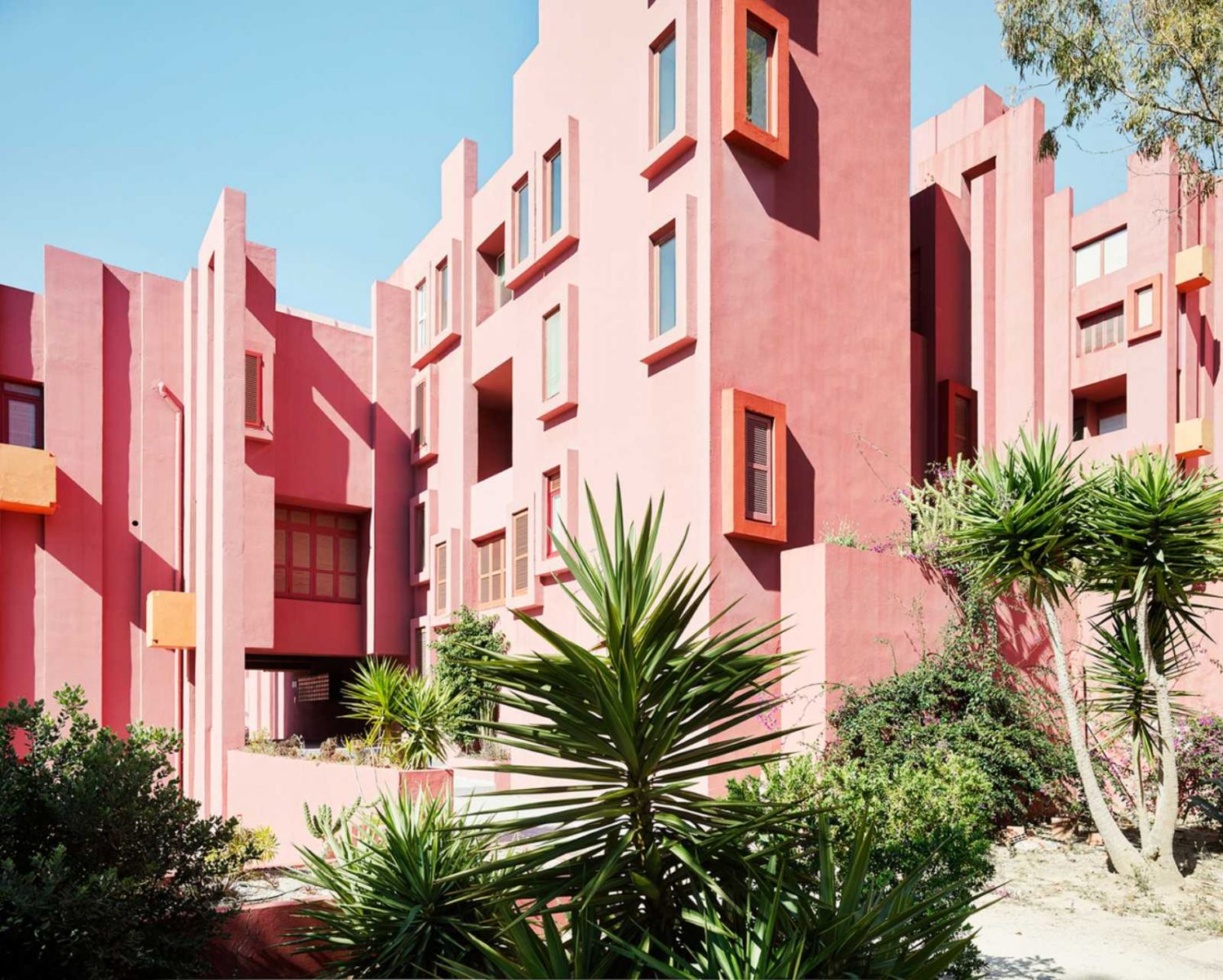 La Muralla Roja, kiến trúc, Tây Ban Nha, Địa Trung Hải, Ricardo Bofill, Bắc Phi, Hy Lạp