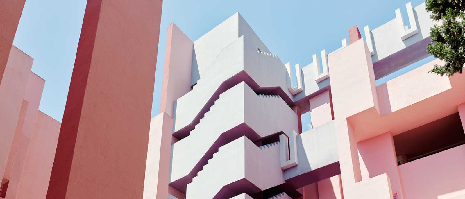 La Muralla Roja, kiến trúc, Tây Ban Nha, Địa Trung Hải, Ricardo Bofill, Bắc Phi, Hy Lạp