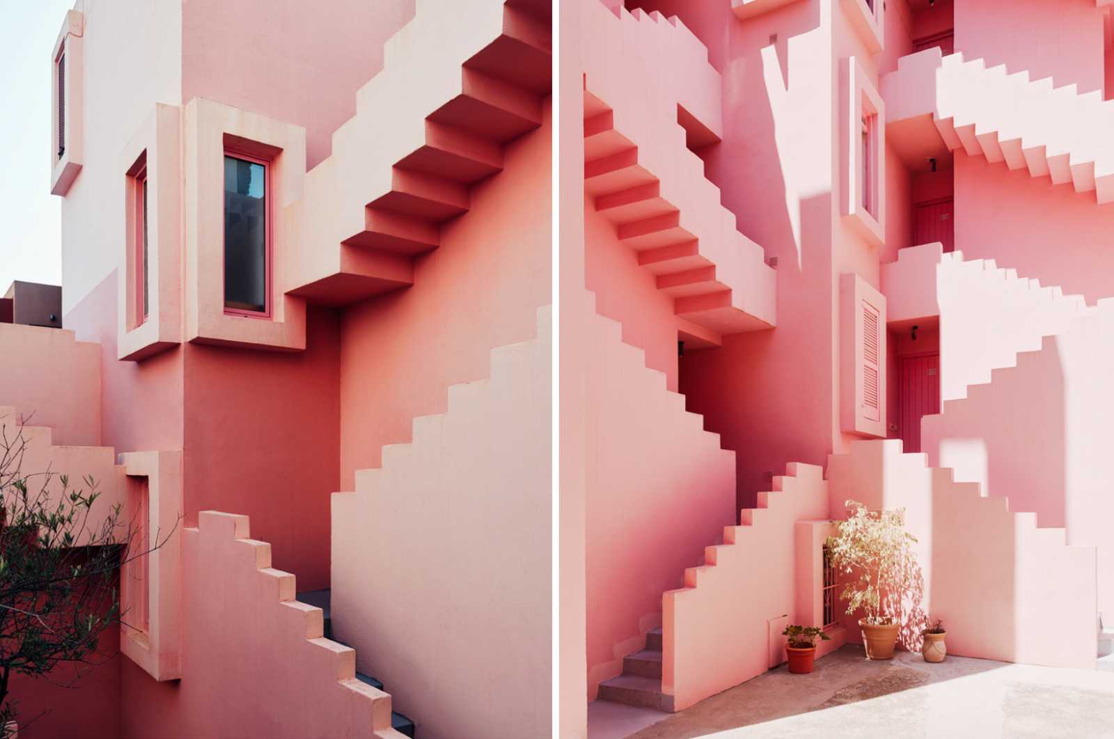 La Muralla Roja, kiến trúc, Tây Ban Nha, Địa Trung Hải, Ricardo Bofill, Bắc Phi, Hy Lạp