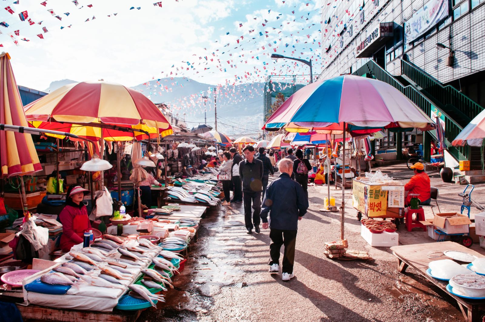chợ cá, jagalchi, chợ cá jagalchi, hàn quốc, busan