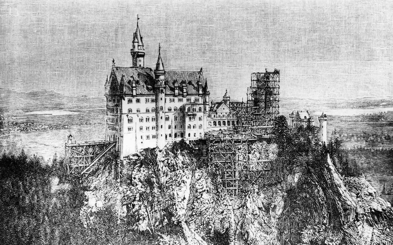 Neuschwanstein, lâu đài Neuschwanstein, Neuschwanstein castle, nước Đức