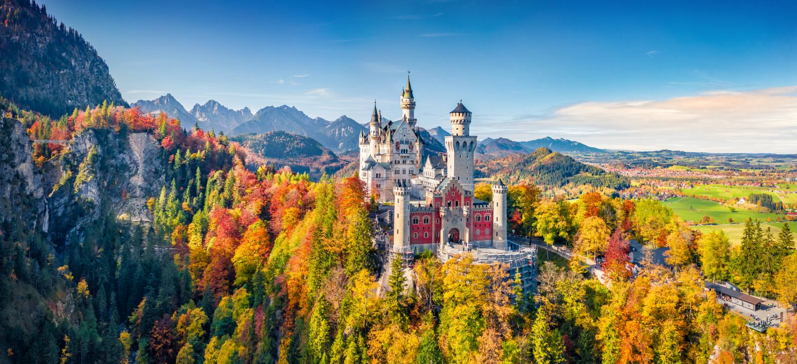 Neuschwanstein, lâu đài Neuschwanstein, Neuschwanstein castle, nước Đức