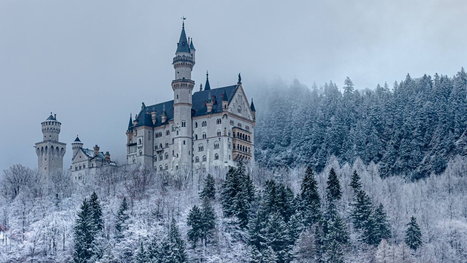 Neuschwanstein, lâu đài Neuschwanstein, Neuschwanstein castle, nước Đức