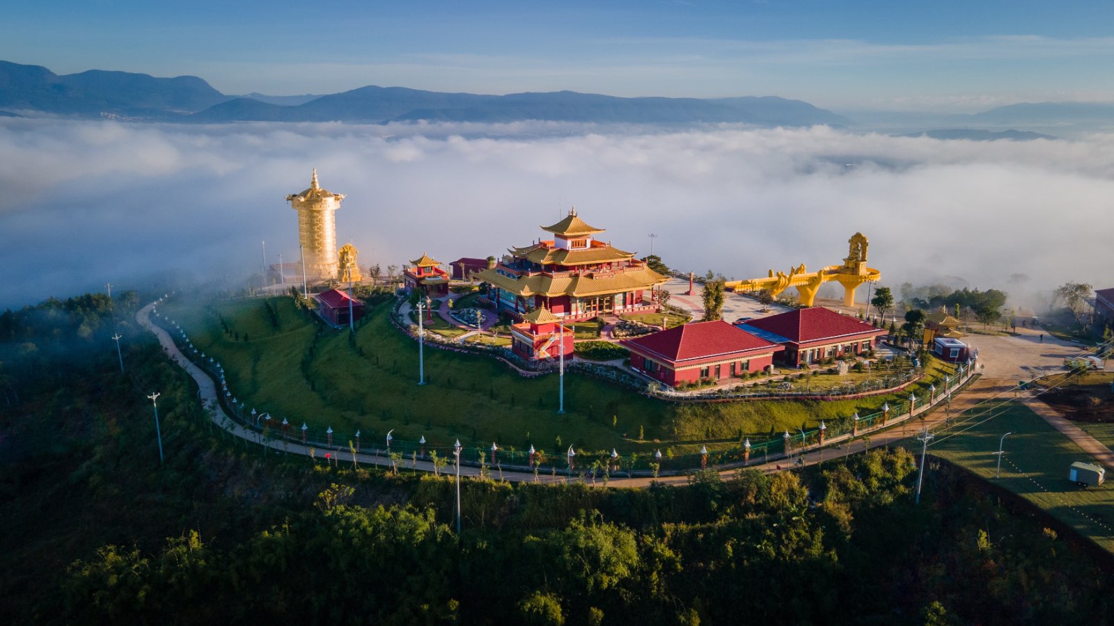 Samten Hills Dalat, đại bảo tháp kinh luân, travel, du lịch, tâm linh