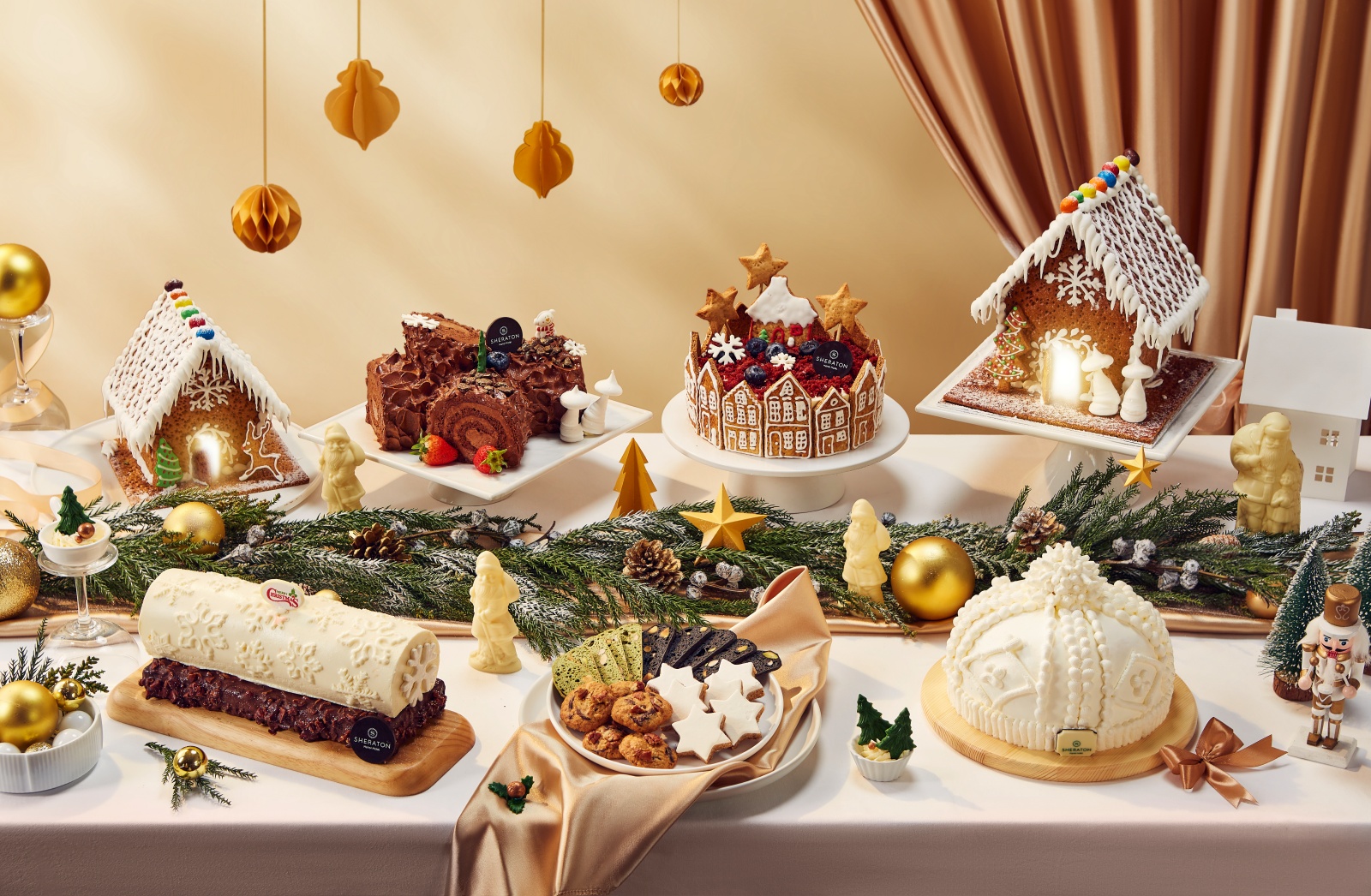 Sheraton Hanoi, tiệc cuối năm, buffet cuối năm, buffet giáng sinh, tiệc năm mới, nhà hàng Oven D'or, Hemispheres Steak & Seafood Grill, Lobby Lounge