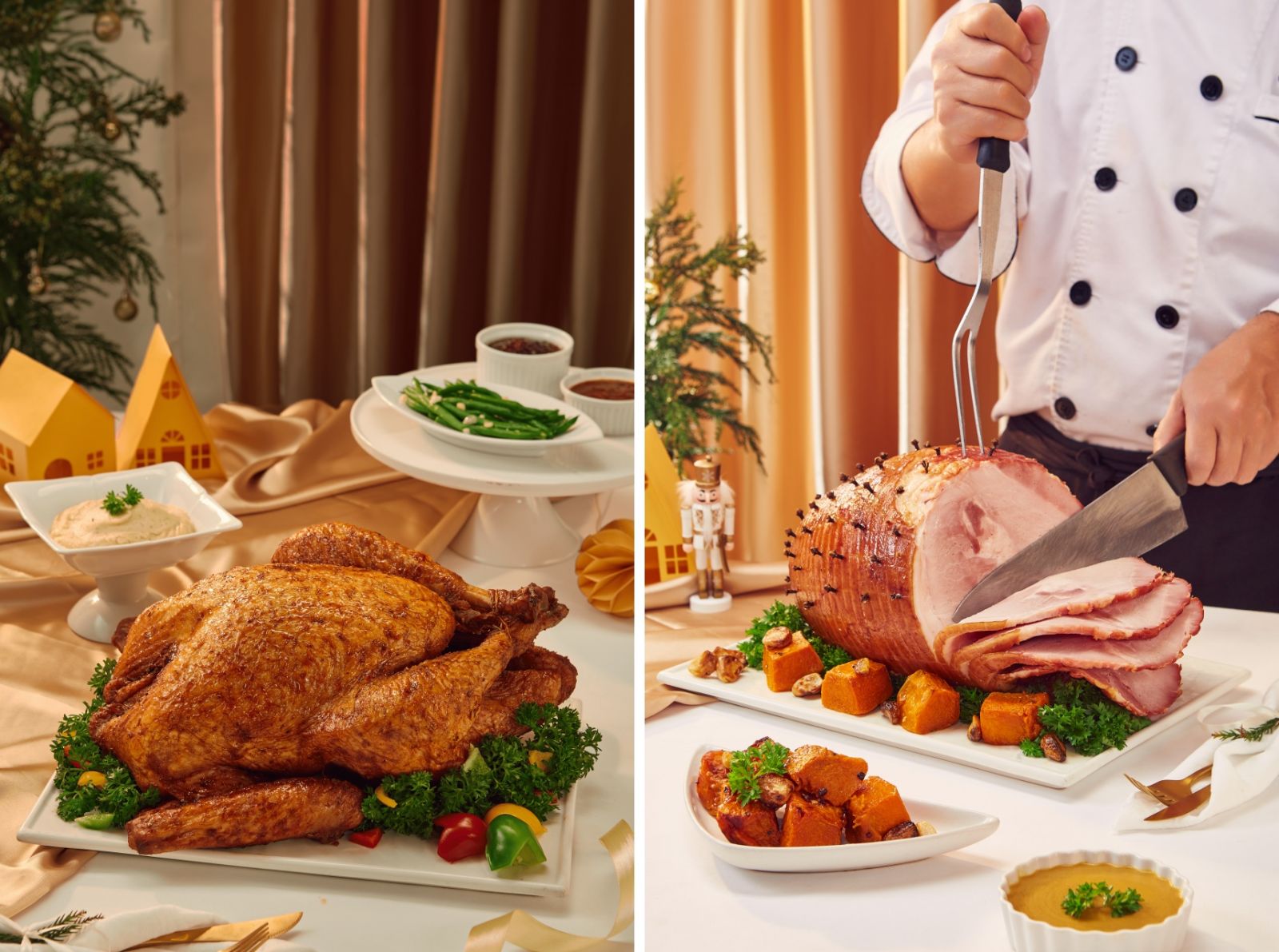 Sheraton Hanoi, tiệc cuối năm, buffet cuối năm, buffet giáng sinh, tiệc năm mới, nhà hàng Oven D'or, Hemispheres Steak & Seafood Grill, Lobby Lounge
