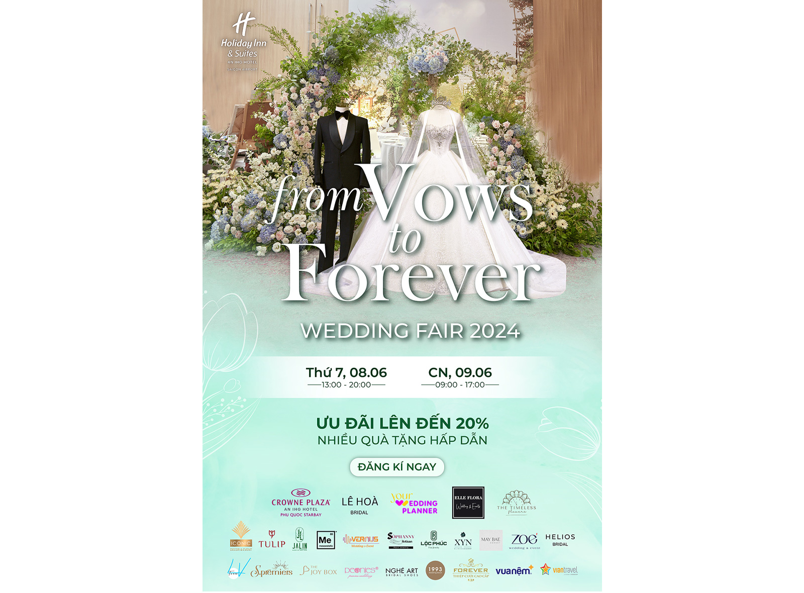 Holiday Inn & Suites Saigon Airport, triển lãm cưới, From Vows To Forever, triển lãm cưới 2024, triển lãm cưới tphcm