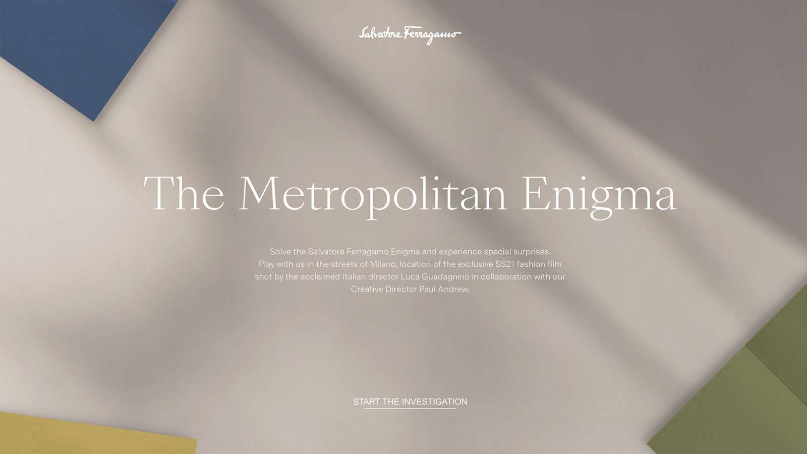 Ferragamo, Ferragamo Enigma, Bộ sưu tập Xuân Hè 2021