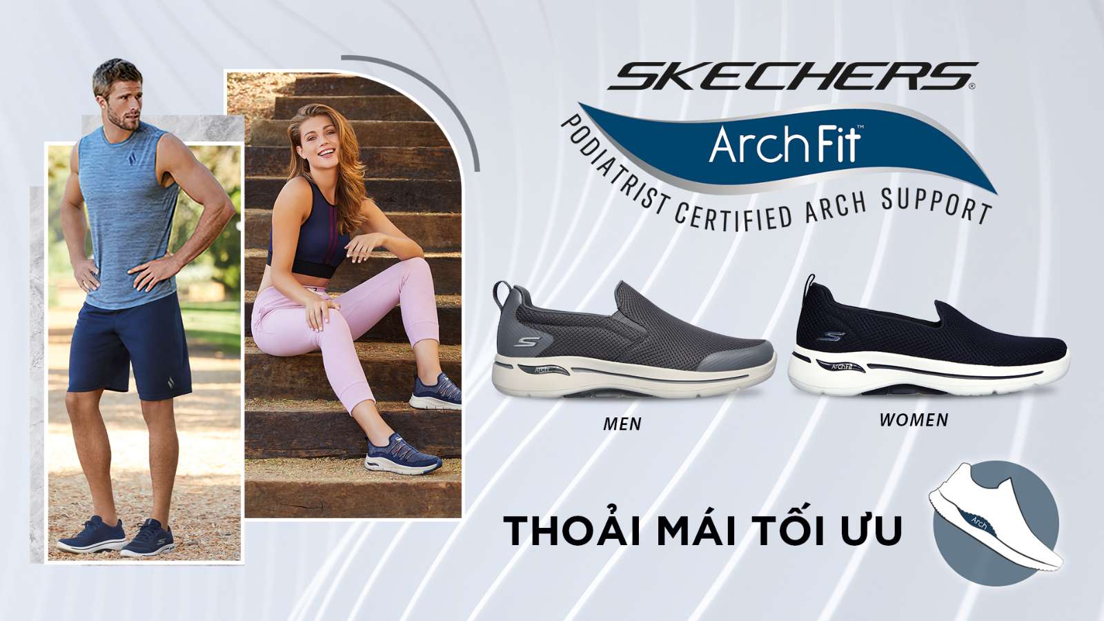 Skechers Việt Nam, Arch Fit, Gowalk Arch Fit