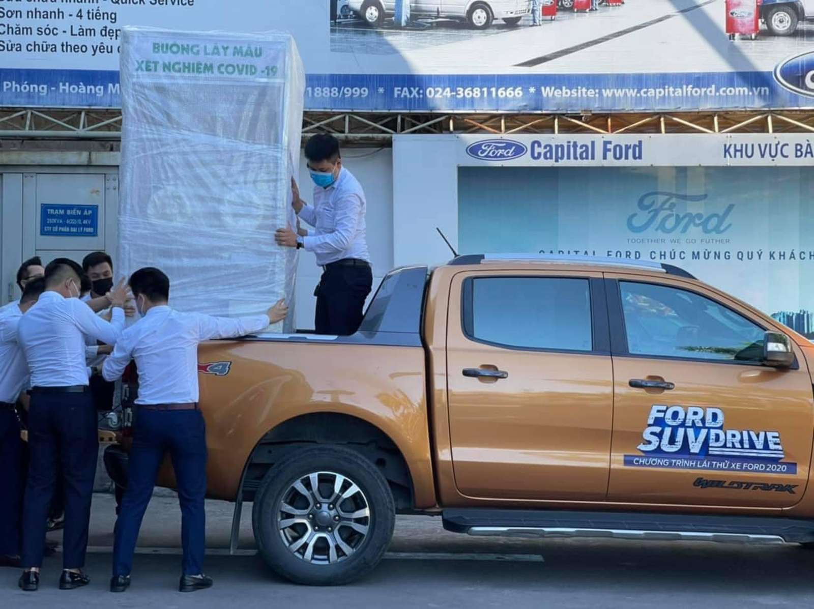 Ford, Ford Everest, Ford RangerF, đồng lòng chống Covid-19