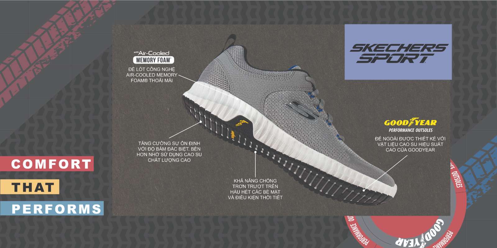 Skechers x Goodyear, Skechers Việt Nam