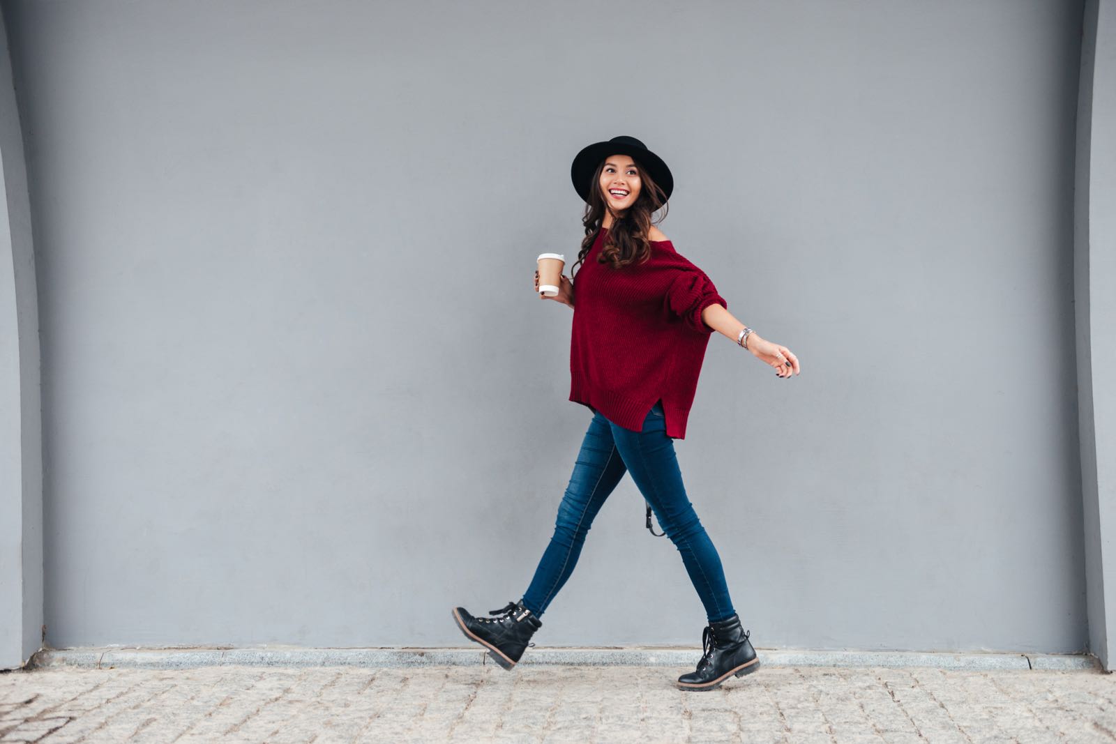 sweater, áo len, 8 set đồ sweater, cách phối đồ, trang phục mùa đông