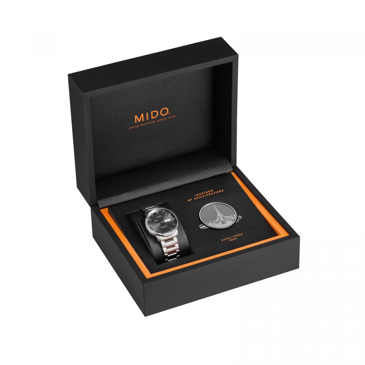 mido, đồng hồ mido, kiến trúc, kỷ niệm 20 năm, đồng hồ thuỵ sĩ