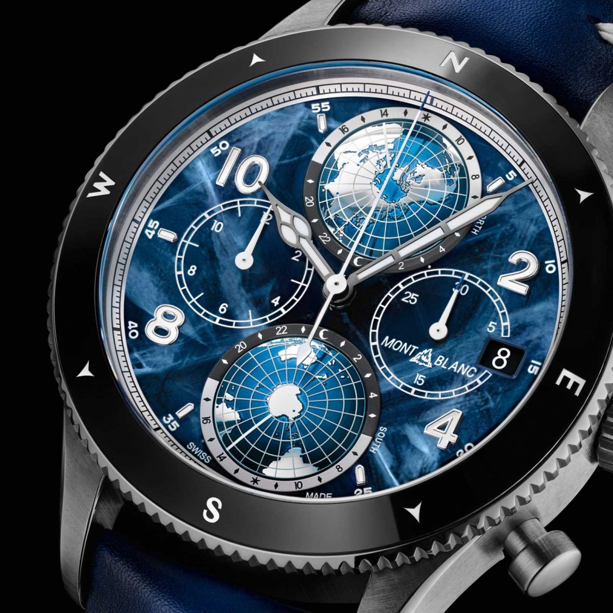 Montblanc, Watches & Wonders, Montblanc 1858 Geosphere Chronograph 0 Oxygen LE290, Nimsdai Purja, Everest