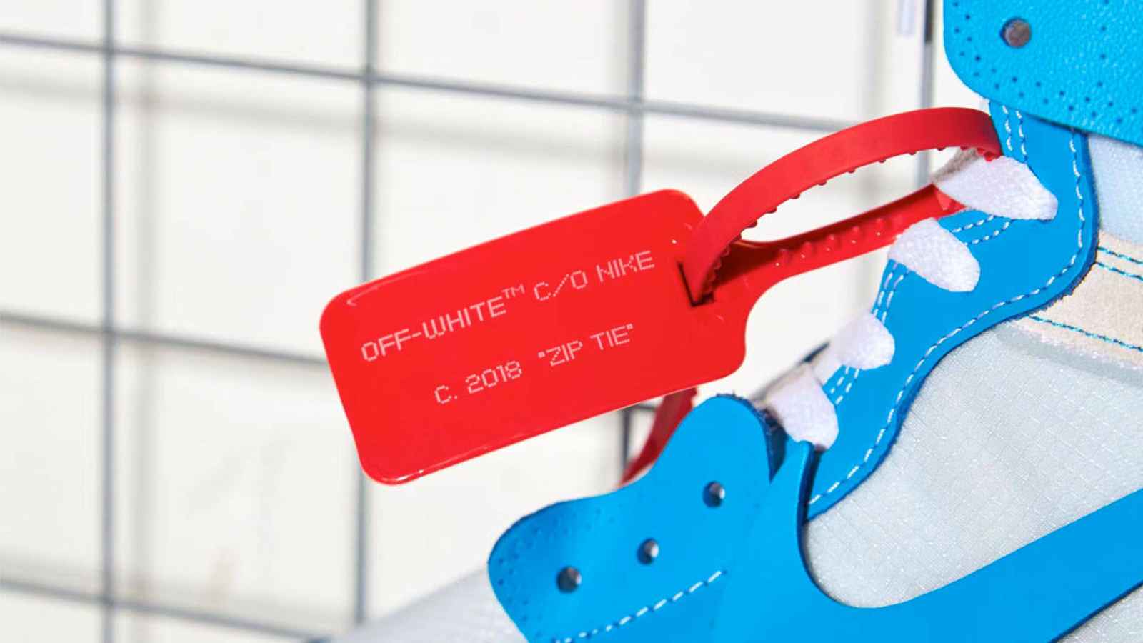 Off-White, nike, dây buộc zip đỏ, bộ sưu tập off-white