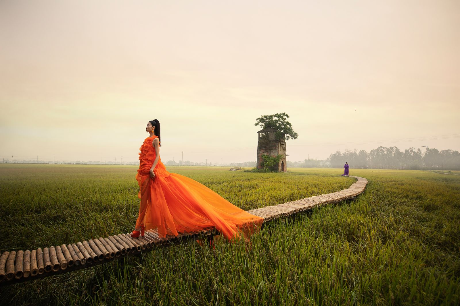 VUNGOC&SON, Digital fashion show, Vung troi binh yen show, fashion show Hoi An, Homeland resort 2022,