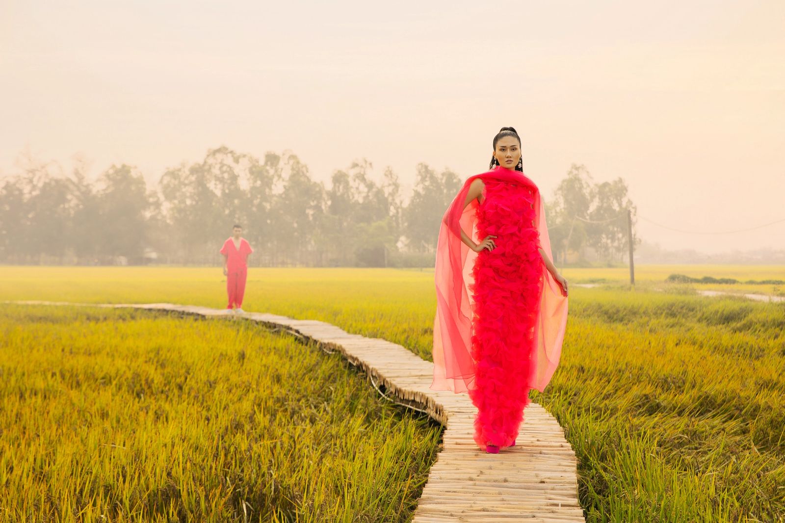 VUNGOC&SON, Digital fashion show, Vung troi binh yen show, fashion show Hoi An, Homeland resort 2022,