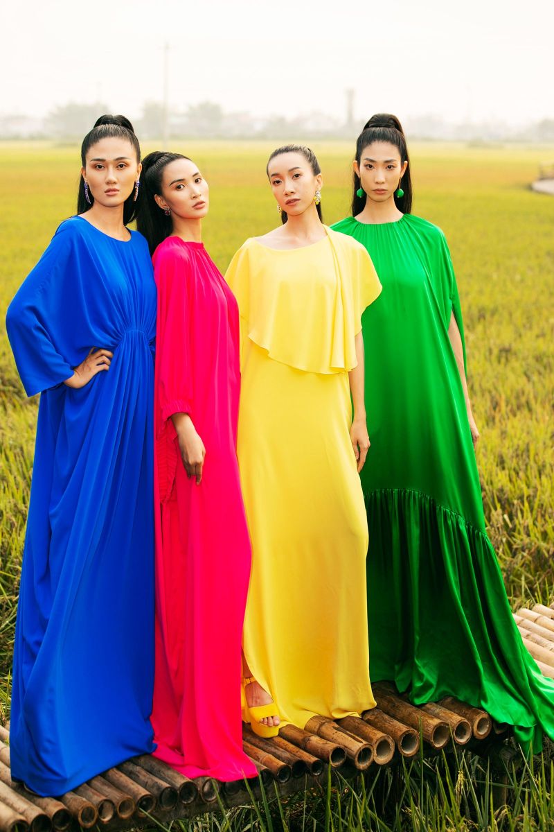 VUNGOC&SON, Digital fashion show, Vung troi binh yen show, fashion show Hoi An, Homeland resort 2022,